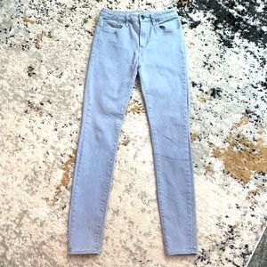 Light gray, never worn jeans